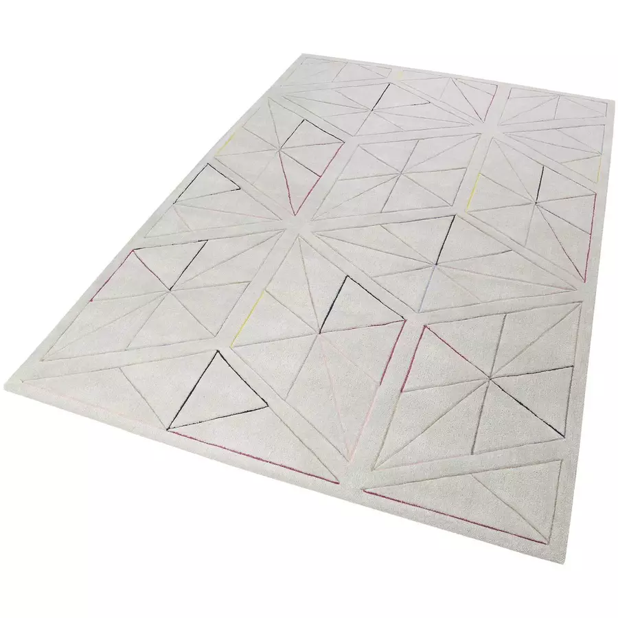 Esprit Kurzflorteppich Function hell grau