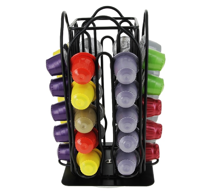 Porte capsules distributeur noir pour Nespresso - 40 capsules - Melitta