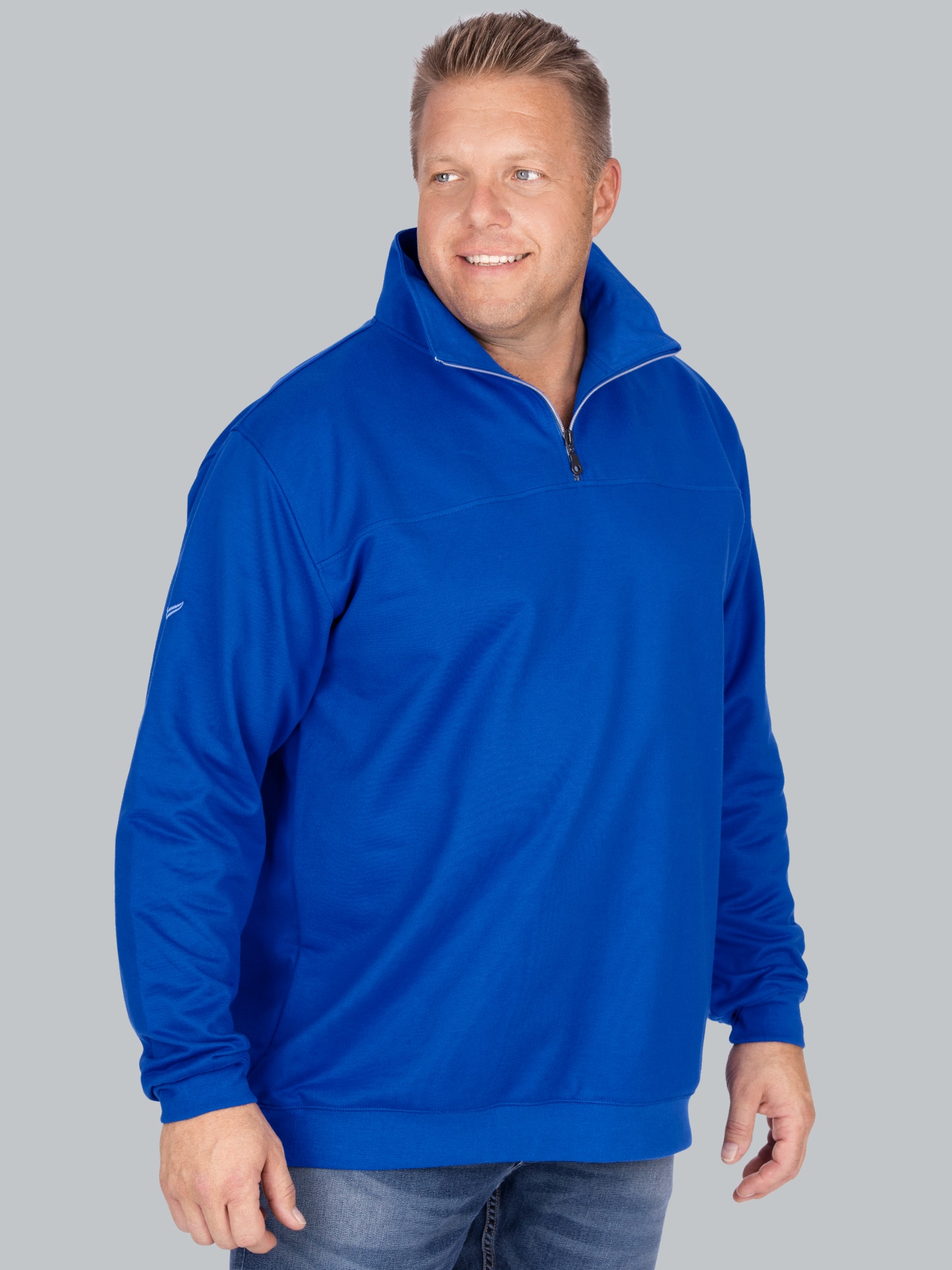 Sweatshirt mit Reißverschluss Royal