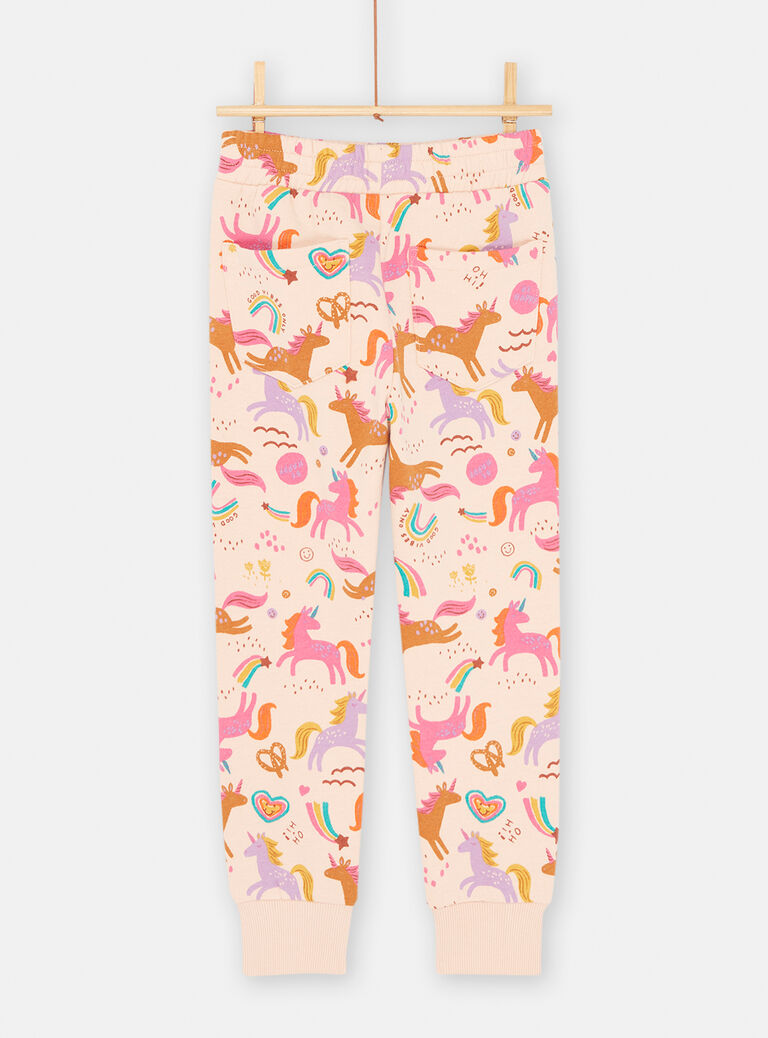 Bas de jogging imprimé licorne pour fille
