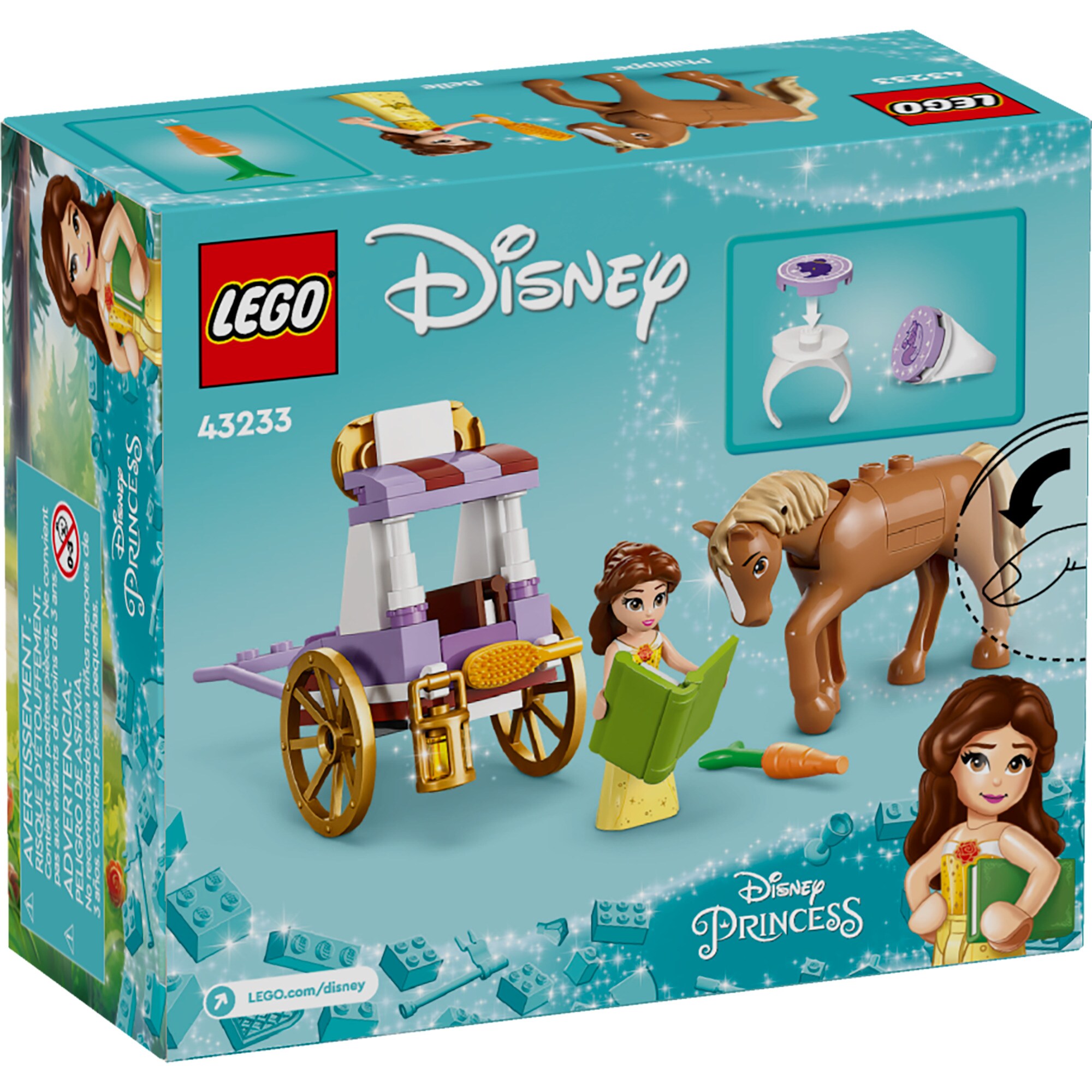LEGO Konstruktionsspielzeug Disney Princess Belles Pferdekutsche