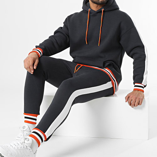 Ensemble De Survêtement LL538 Gris Anthracite