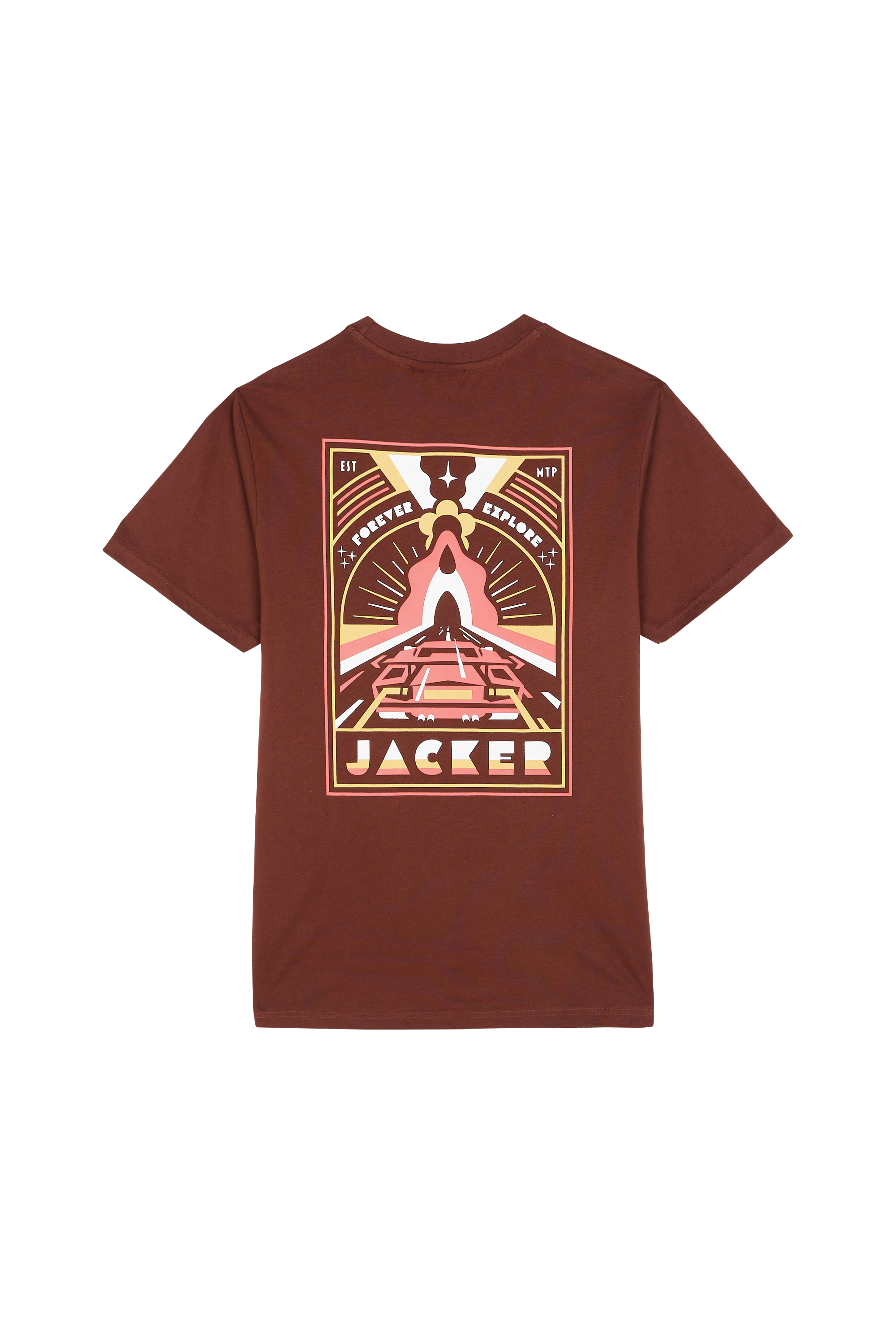 JACKER T-shirt EXPLORER Marron