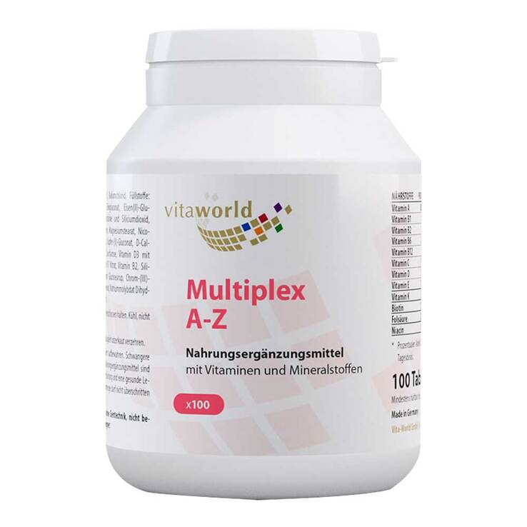 Multiplex Multivitamin A-Z Tabletten, 100 St