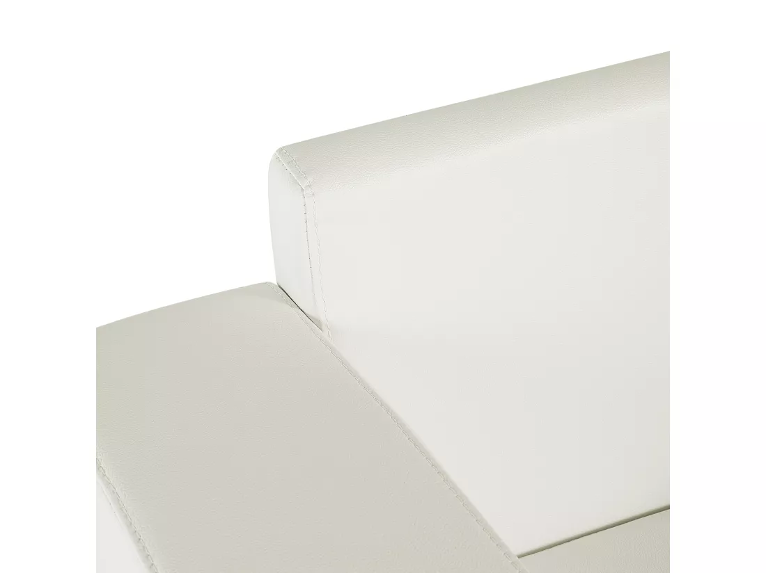 Fauteuil HELSINKI Cuir Blanc