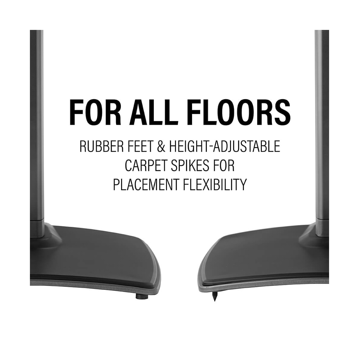 SANUS Gulvstativ for Sonos ERA 300 Single Svart