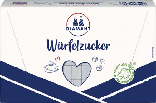 Diamant Würfelzucker