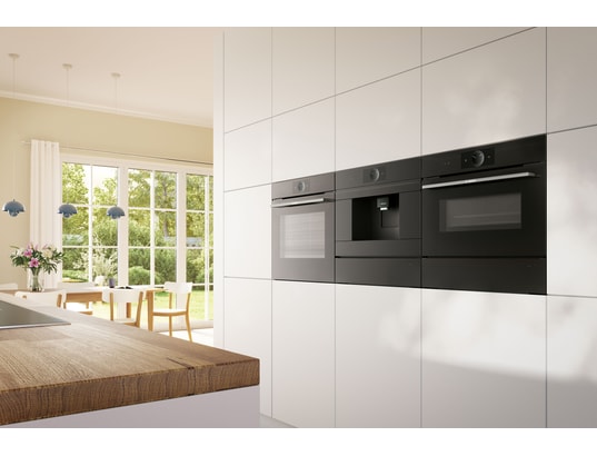 BOSCH - Expresso encastrable CTL9181B0, Accentline, Série 8, AutoMilk Clean