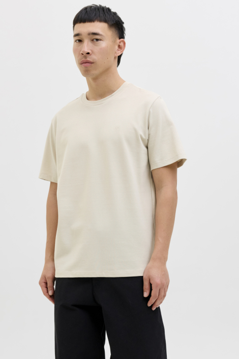 Jack & Jones beige heren t-shirt