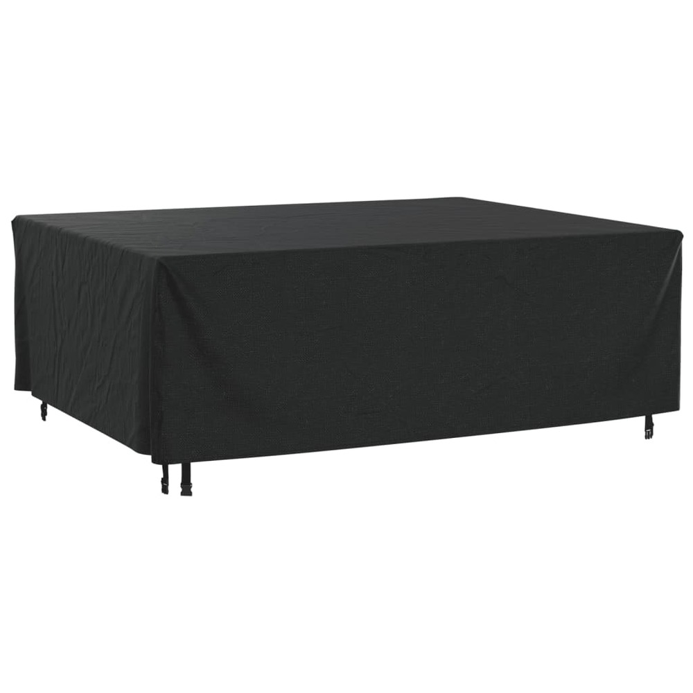 Housse de salon de jardin noir 200x160x70 cm imperméable 420d