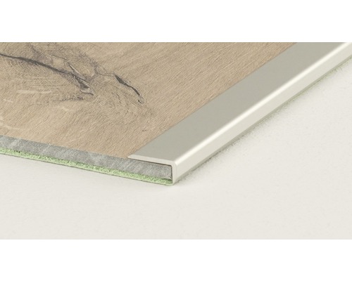 Zelfklevend aluminium hoekprofiel, zilver, 15 x 6,5 mm x 270 cm