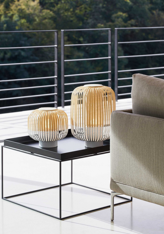 Forestier Bamboo Light tafellamp small zwart