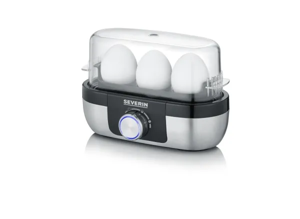 SEVERIN EK 3164 - Æggekoger - 420 W - hvid/grå