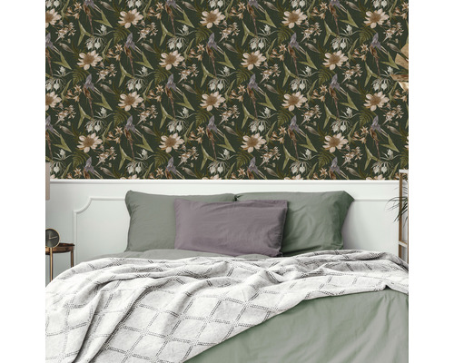 Vliesbehang 120558 Paradise Garden groen