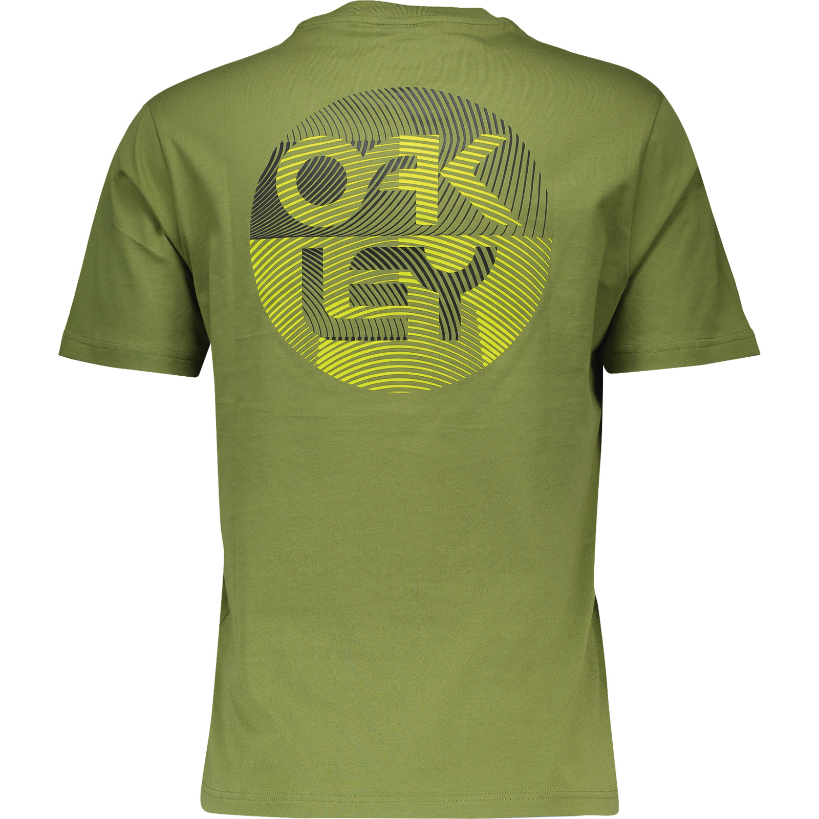 Oakley Herren-T-Shirt mit Rückendruck XL, olive