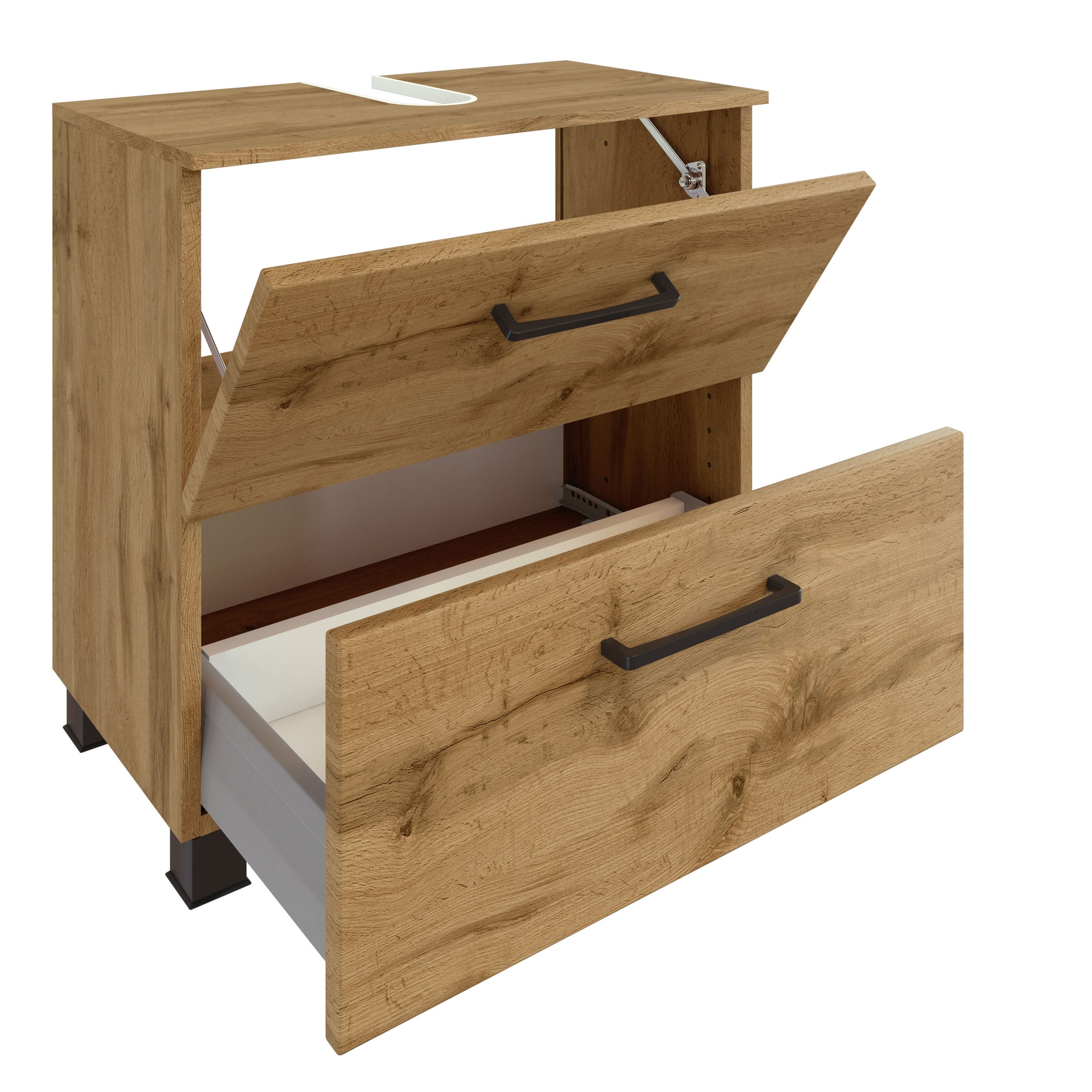Bad-Unterbeckenschrank LIMBURG braun 60cm