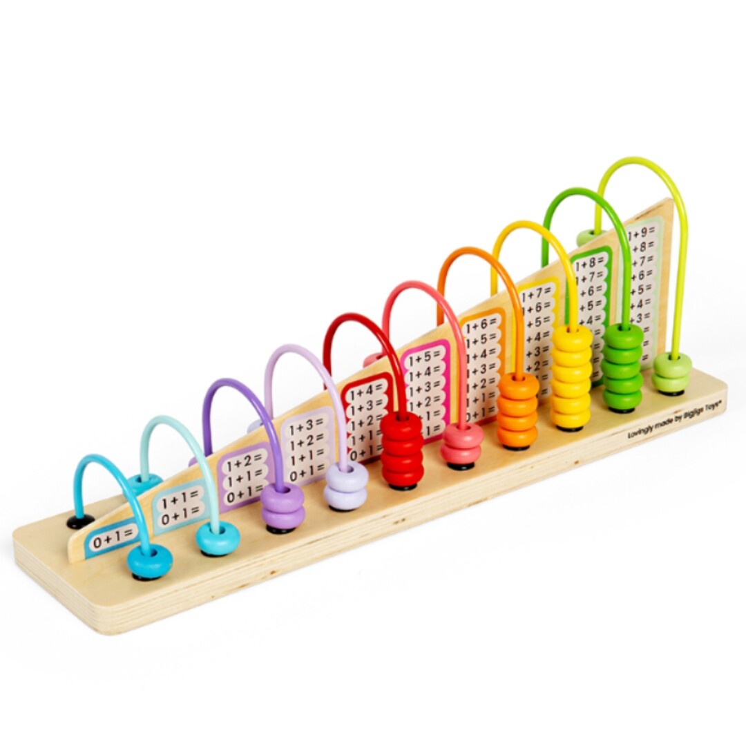 Bigjigs telraam regenboog