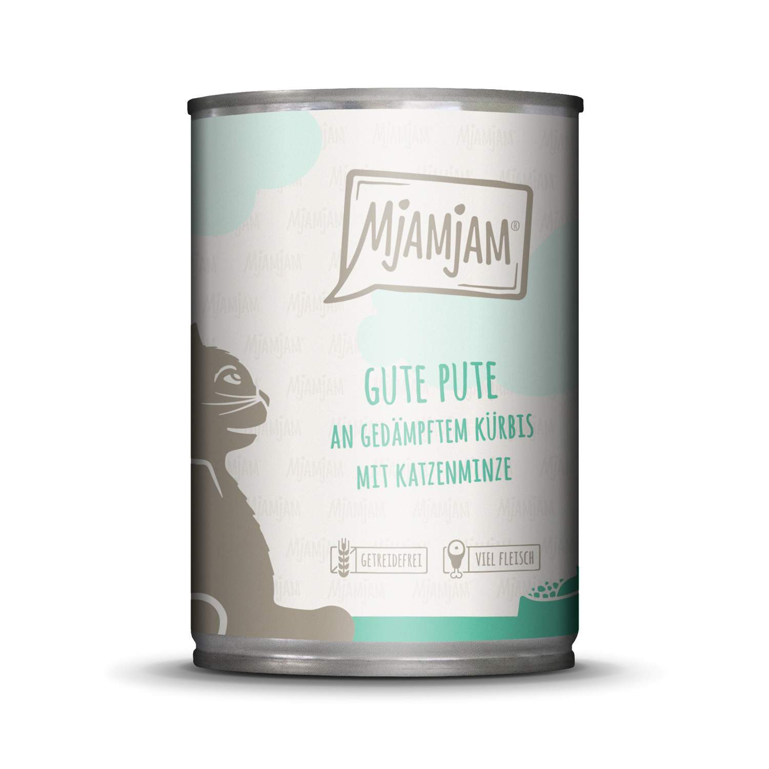 gute Pute an gedämpftem Kürbis