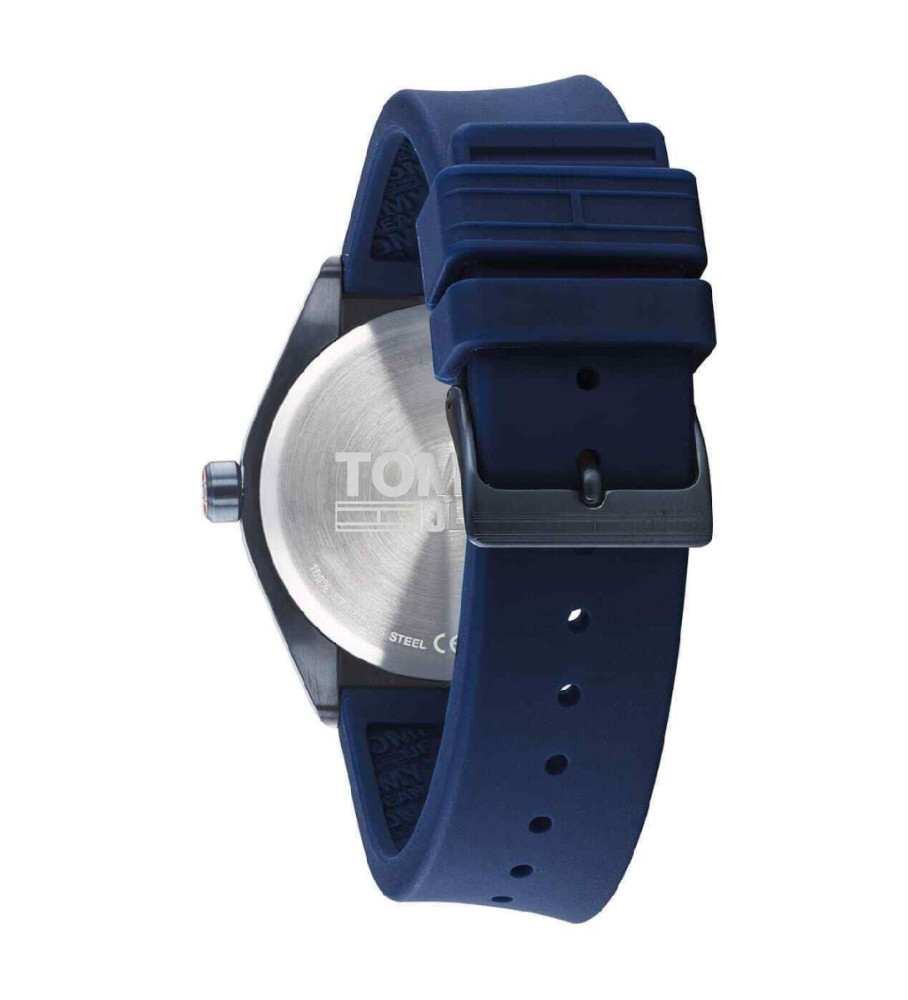 Relógio analógico Tommy Hilfiger Monogram Pop, azul marinho