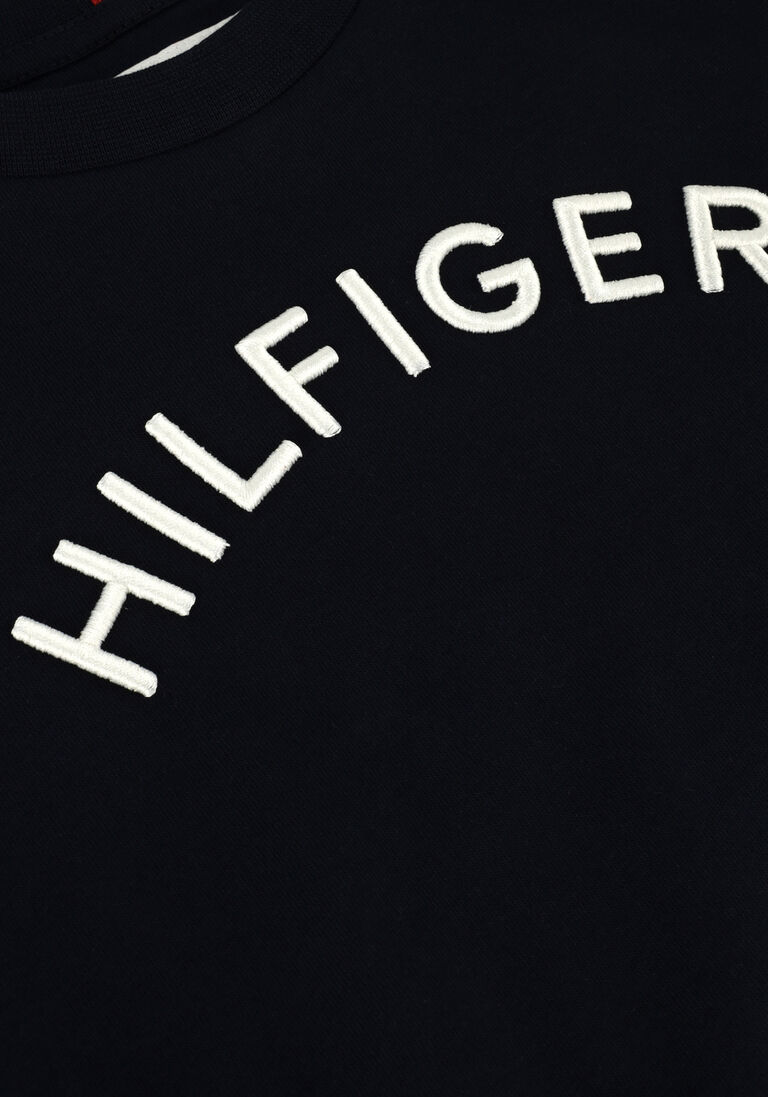 TOMMY HILFIGER donkerblauwe tommy hilfiger t-shirt u hilfiger arched tee