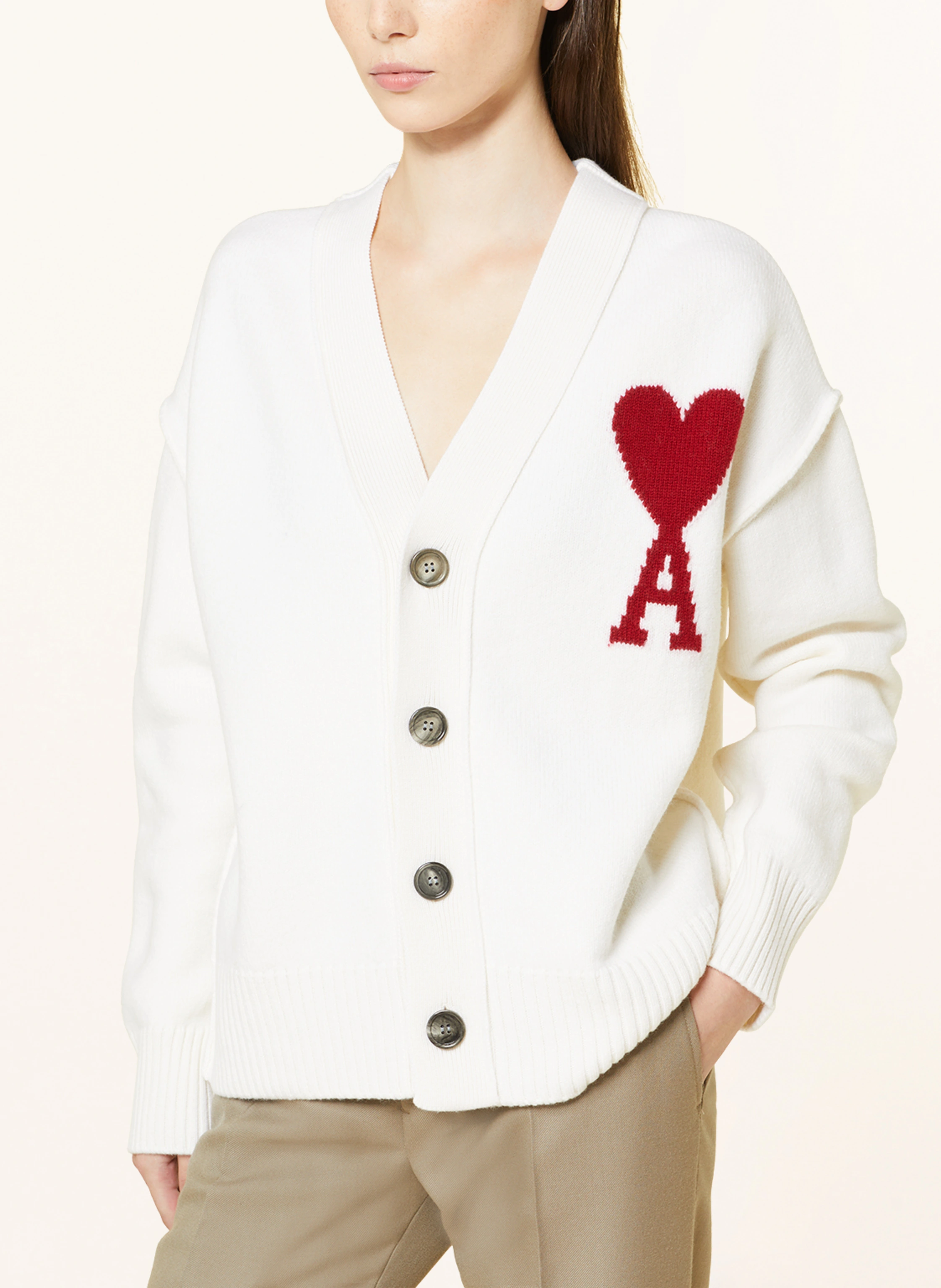 AMI PARIS Oversized-Strickjacke