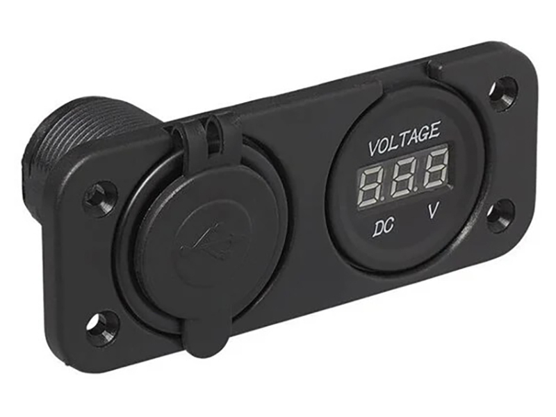 ProPlus 2x USB-A 6-30V voltmeter