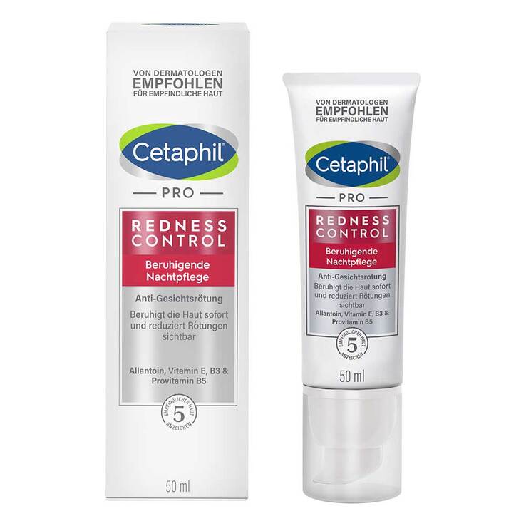 Cetaphil Pro RednessControl beruhigende Nachtpflege, 50 ml
