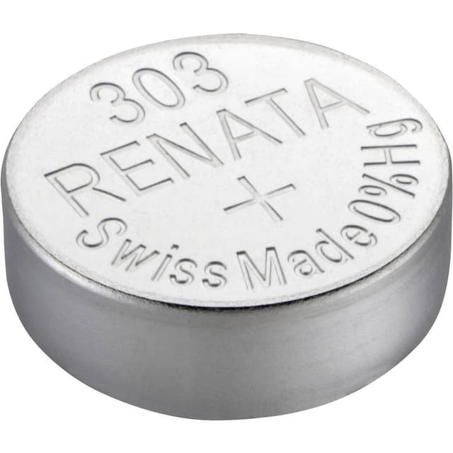 303 Knapcellebatteri Sølvoxid 1.55 V 175 mAh Renata