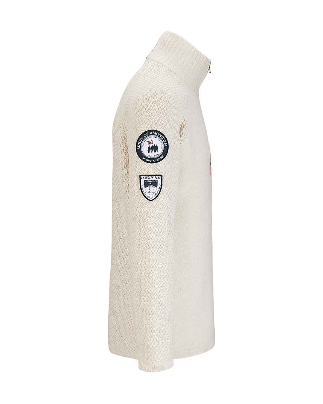 Boiled Ski Sweater w/Flag Herre 600/Oatmeal/Norge