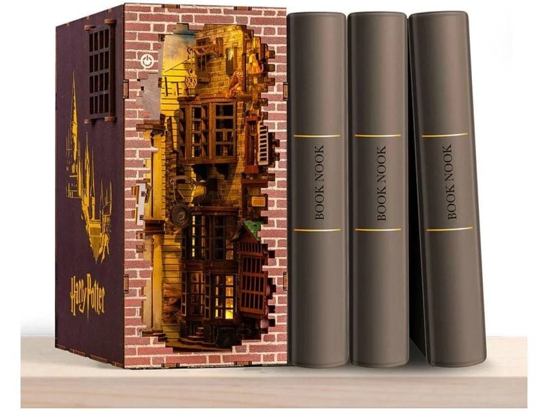 Revell Bausatz Diagon Alley Harry Potter Holzbausatz mit LED-Beleuchtung und Berührungssensor