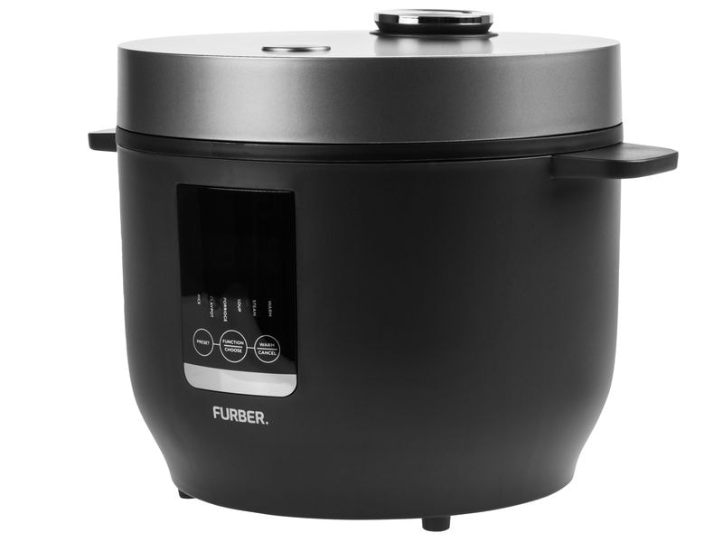 FURBER Reiskocher KUN 2.8 L, Schwarz Für perfekt gekochten Reis im Handumdrehen
