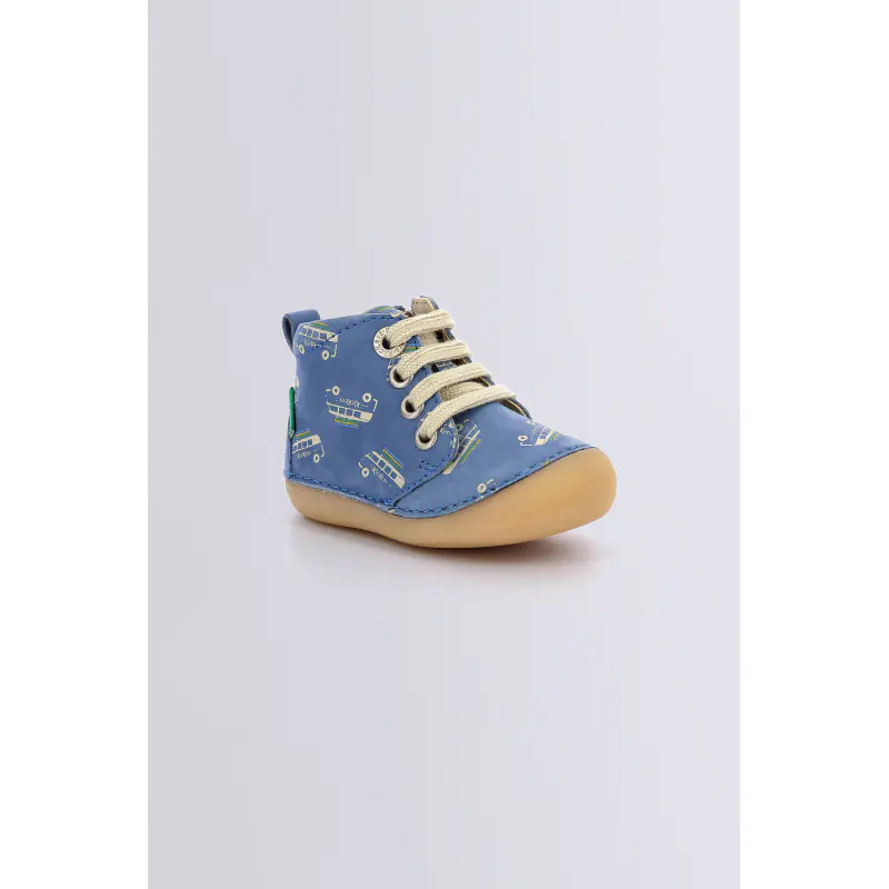 Sonizip Bleu van BOTTILLONS Cuir Garçon