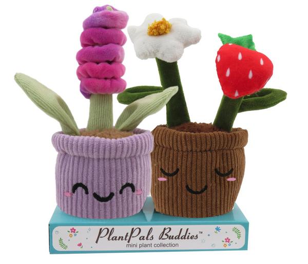 Linzy Toys Plüschpflanzen-Set Erdbeere,