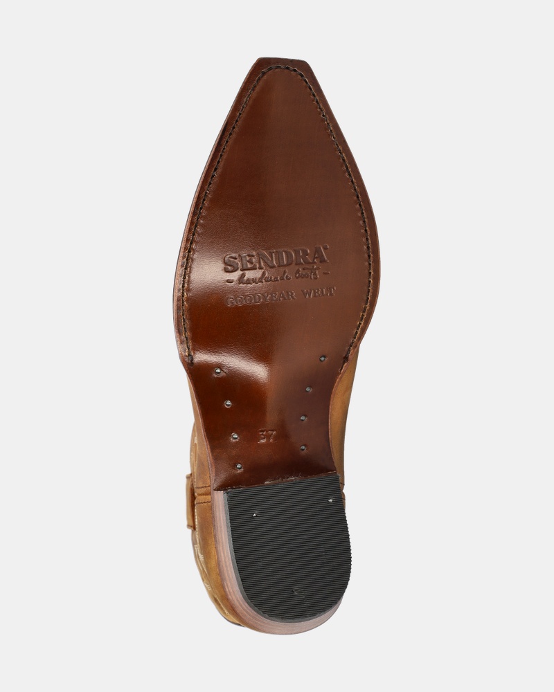 Sendra Gene Berdy Cowboylaarzen  - cognac