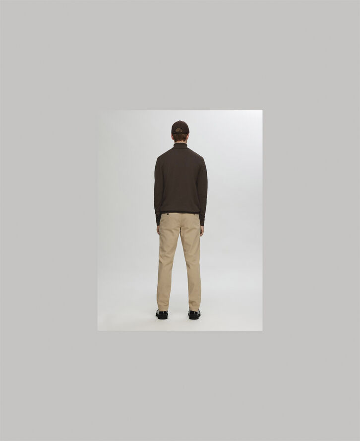 Selected Homme SLHBERG ROLL NECK NOOS Chocolate torte/melange
