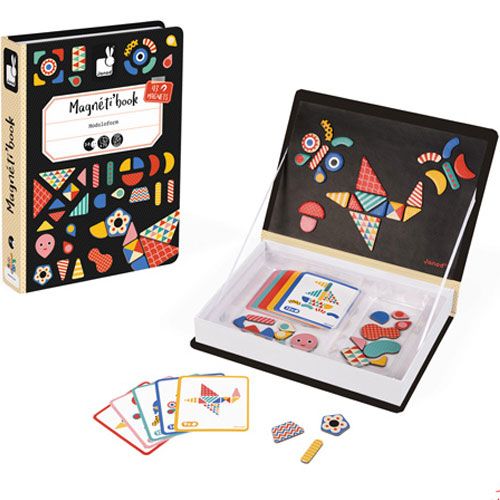 Janod magneetboek tangram - 43st