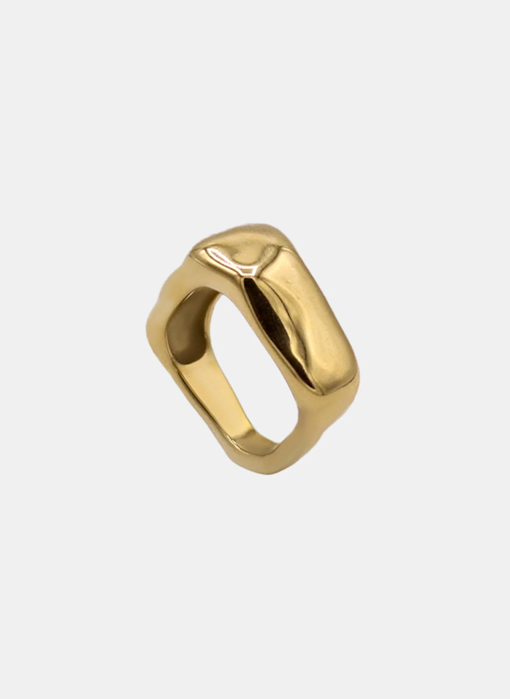 GARANCE - Bague large garance | Doré