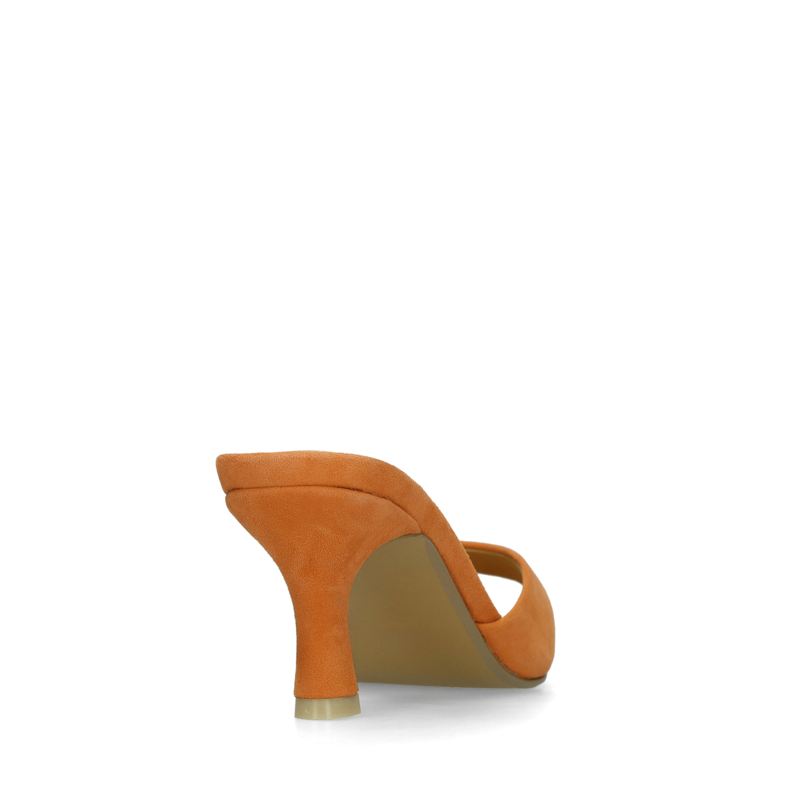 Oranje suède pumps