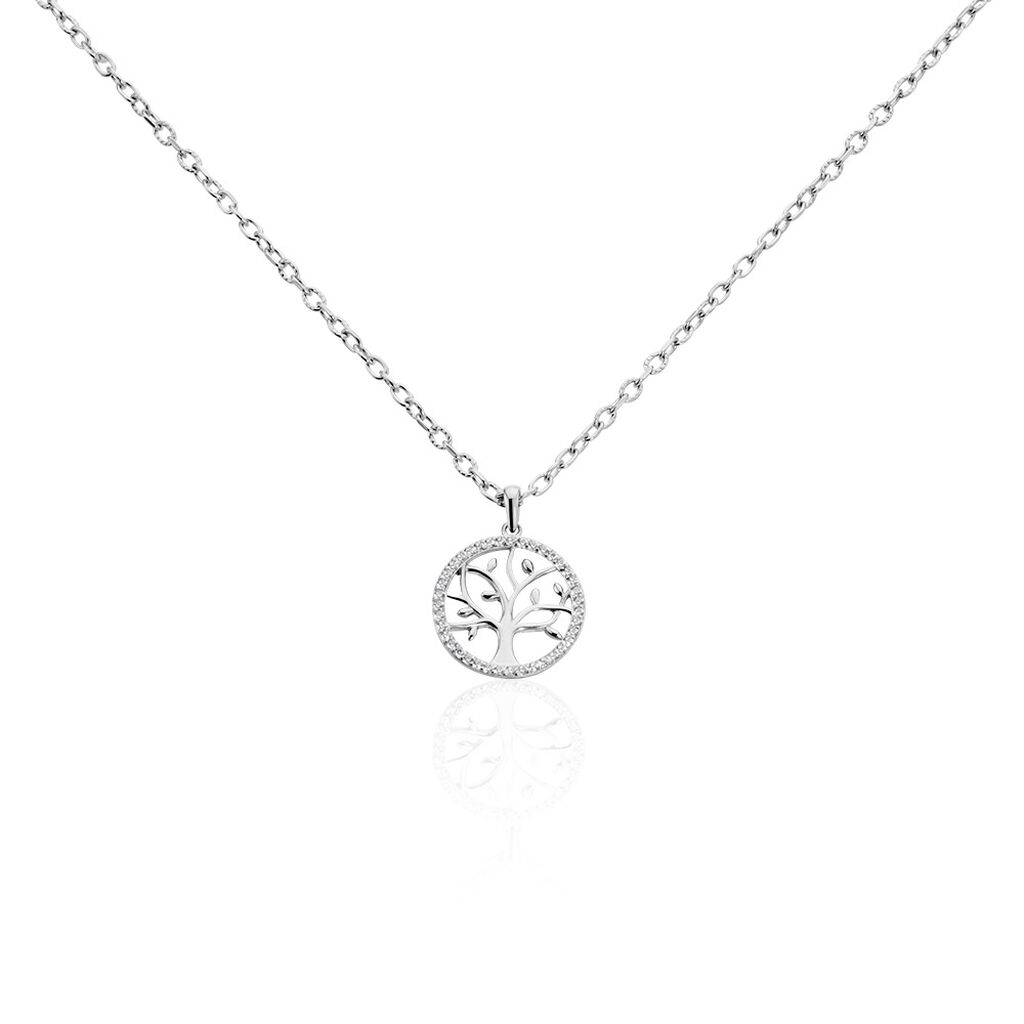 Collier Argent Urcisse Oxydes De Zirconium