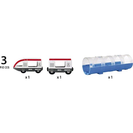 BRIO 33890 Passagertog og tunnel
