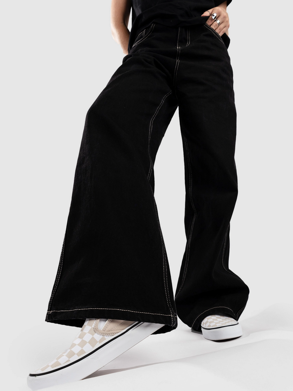 Blue Tomato Baggy Seam Jeans wash black