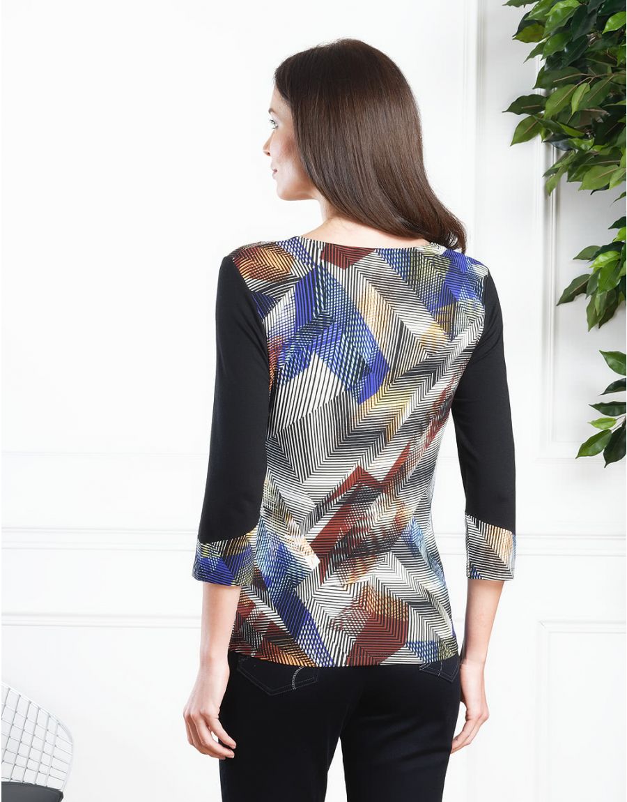 Top chic imprimé
