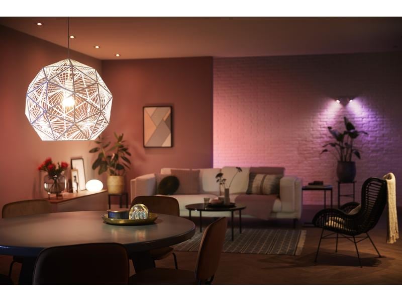 Philips Hue Leuchtmittel White & Col. Amb. E27 Einzelpack 1 Per Bluetooth steuerbares Hue E27-Leuchtmittel