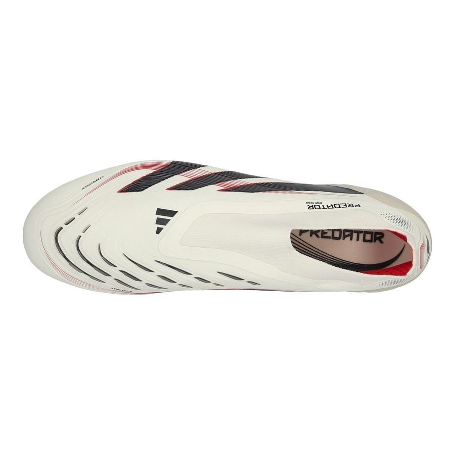adidas Predator Elite Laceless AG Champagne - Blanc/Noir/Pure Ruby