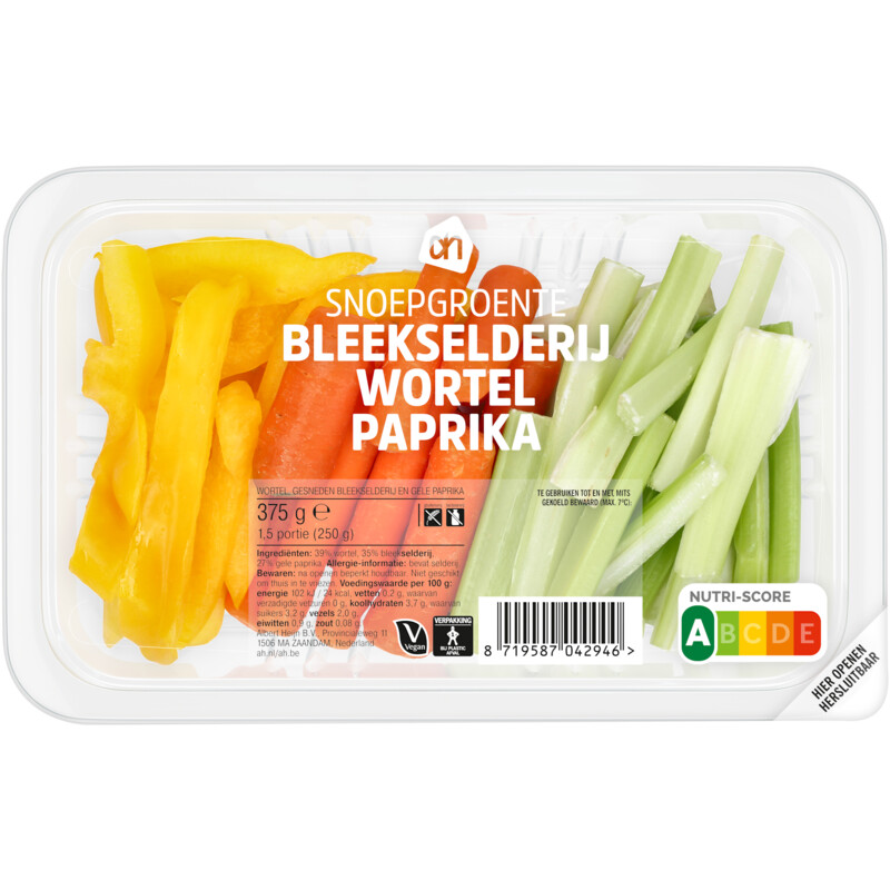 AH Snoepgroente bleekselderij wortel