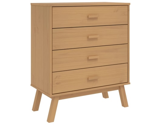VIDAXL - Armoire à tiroirs olden marron bois de pin solide