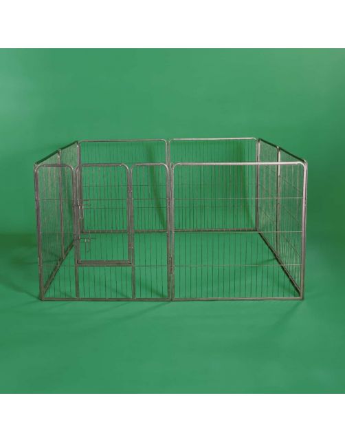 Adori 8-Hoekige Puppyren - Hondenbench - 76x81 cm Grijs
