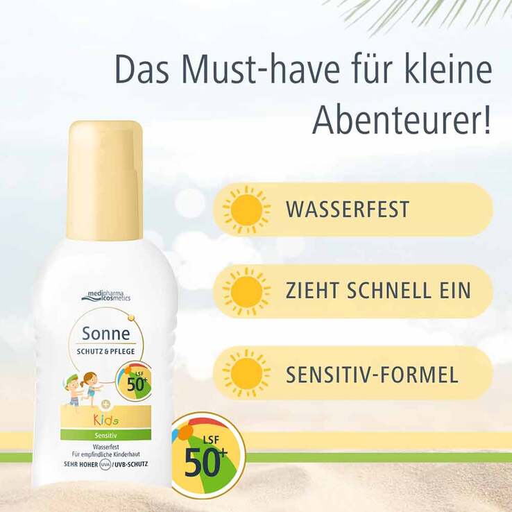 Sonne Schutz & Pflege Spray Kids LSF 50 + , 200 ml
