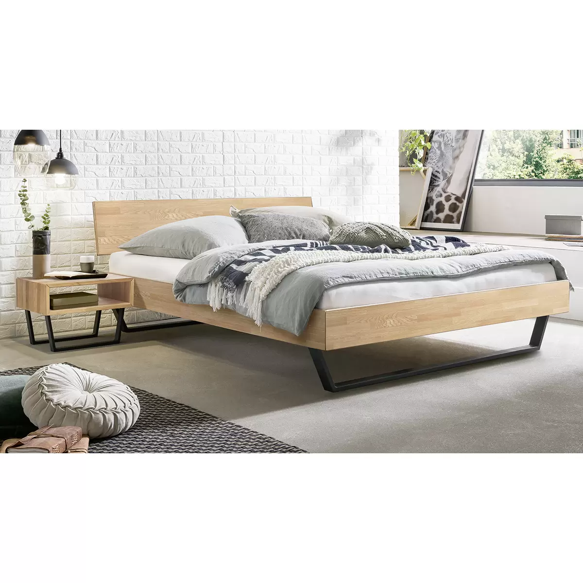 Hasena Bett 180x200 Asti 180 x 200 weiss