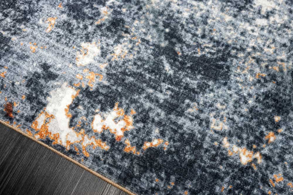 Design Teppich MODERN ART XXL 350x240cm grau kupfer Kurzflor Indoor-Teppich